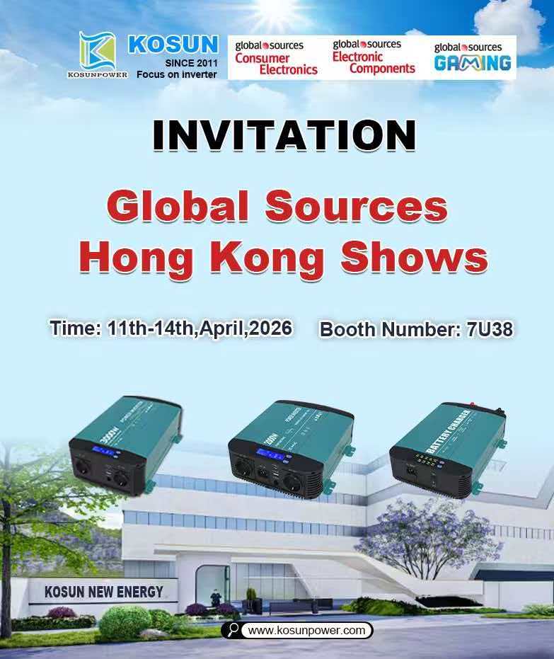 KOSUN to Showcase at the 2026 Global Sources Hong Kong Shows