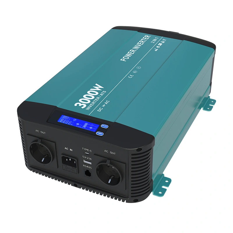 3000w Pure Sine Wave Inverter With Bypass Function HK3000PT